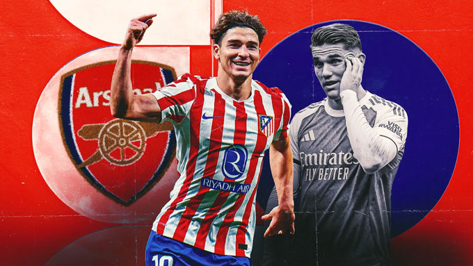 Arsenal tính mua Alvarez để thay Gyokeres không đáp ứng được kỳ vọng